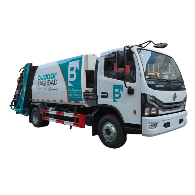 DongFeng Captain 4x2 уплотнитель для мусора грузовик 8 куб. М/Новая кабина задний погрузчик 6 тонн продажи