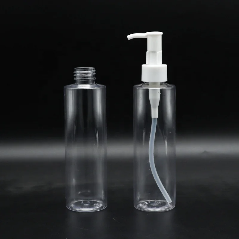 Оптовая продажа, бутылка для масла для снятия макияжа, 200 мл, Полиэтиленовая белая матовая пластиковая бутылка с белым масляным насосом от производителя