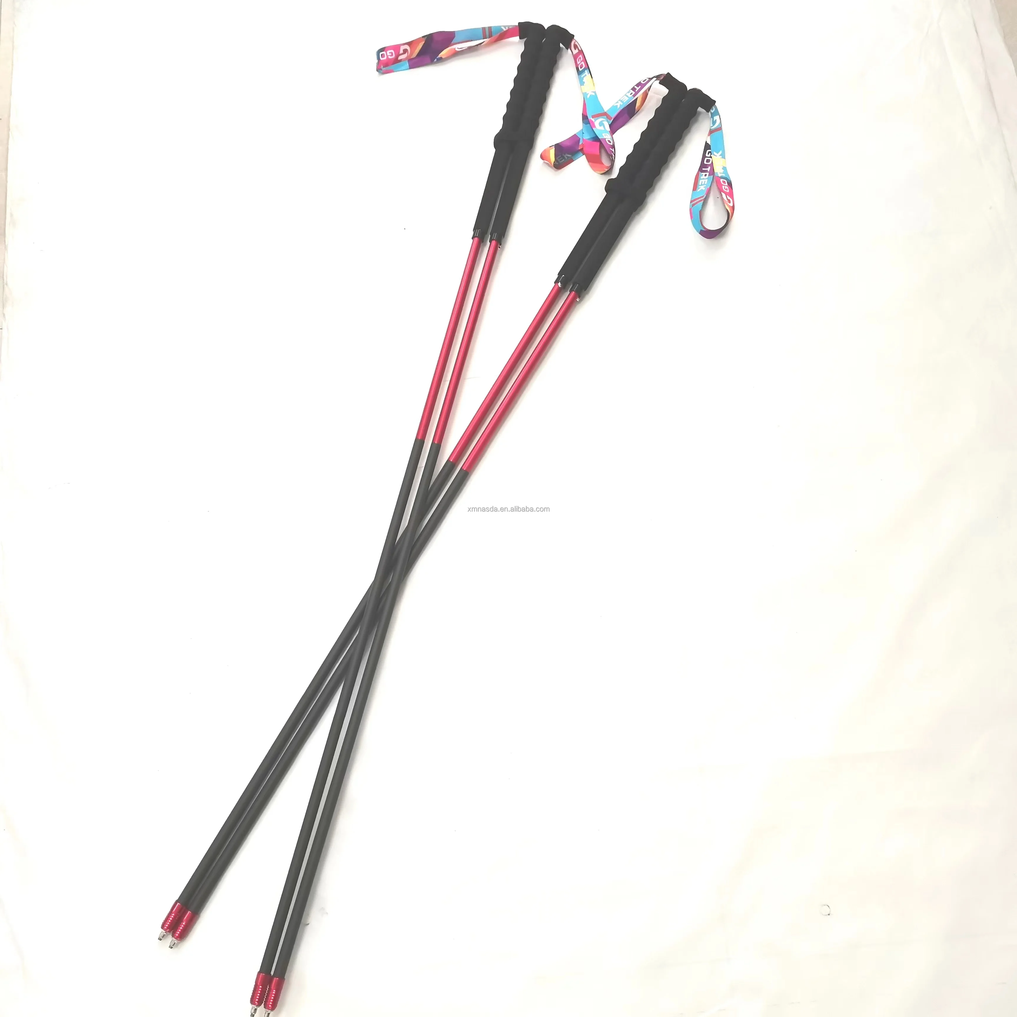 Factory Price Walking Sticks Camping&hiking Pole Skis Ski Poles Ultralight Lightweight Carbon Fiber for Men Hiking