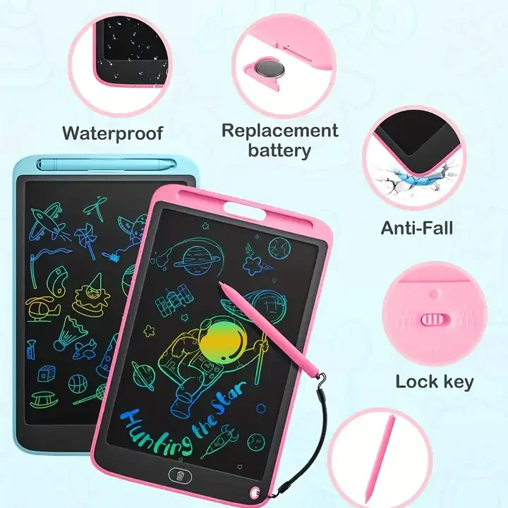 Hot Sale 4.5 8.5 12 Inch Digital Kids Drawing Handwriting Pads Portable School Electronic Ultra-thin Board E Lcd Writing Tables
