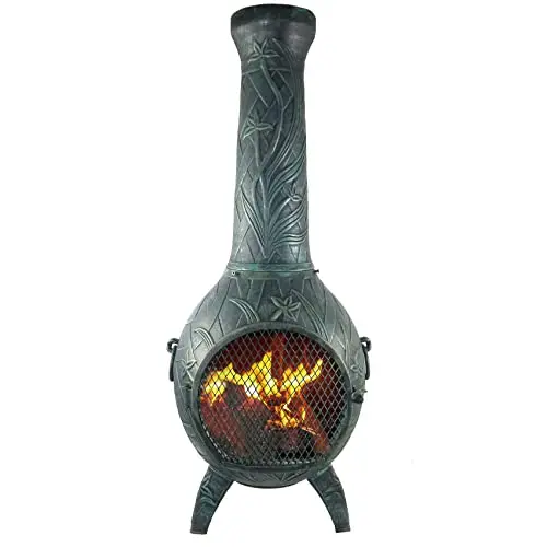 Камин из чугуна, Орхидея, химнеа, для барбекю