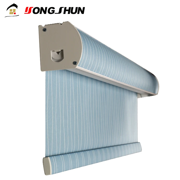 roller shade motorized blackout remote control smart  roller blinds