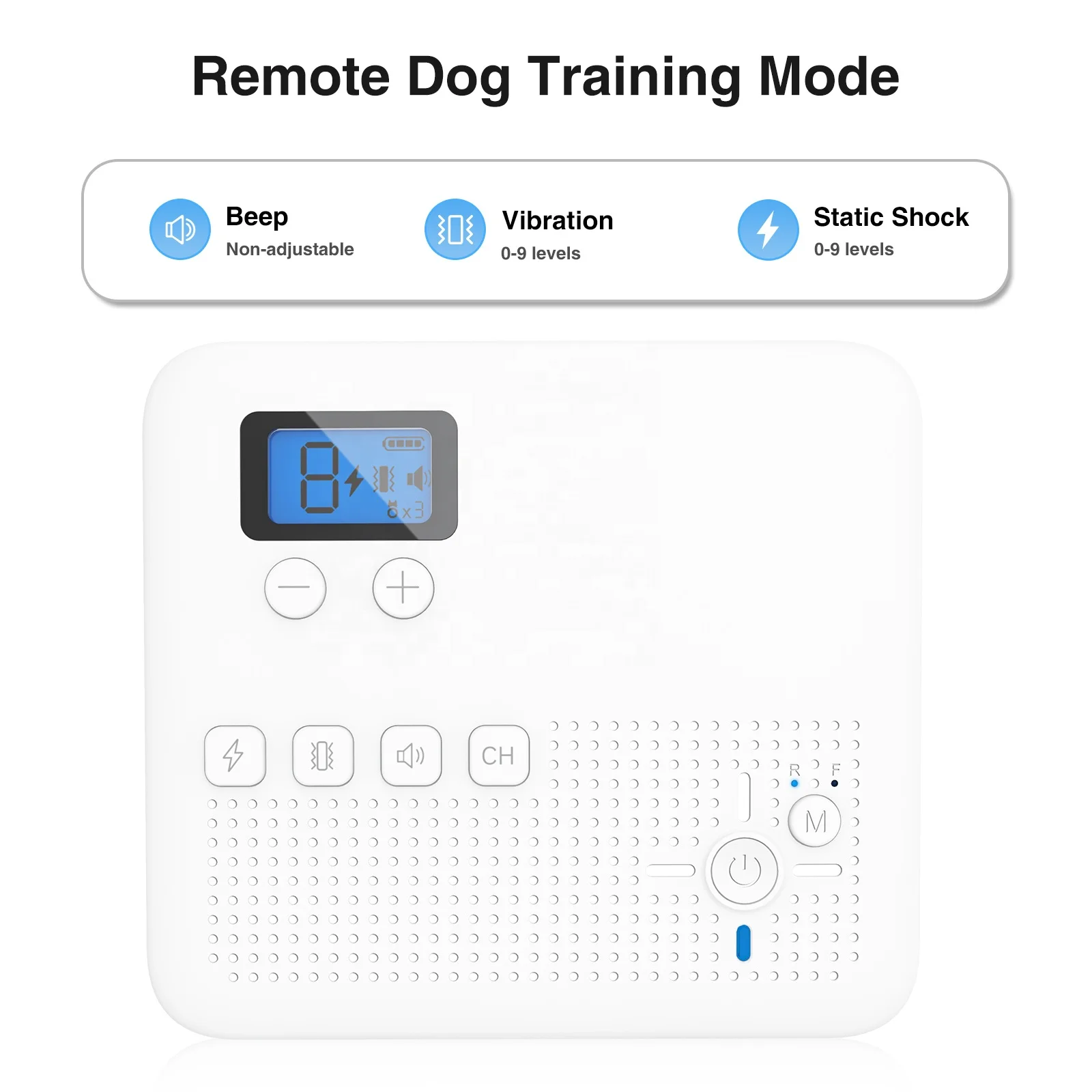Pet Electronic Wireless Dog Fence 2 In 1 Wireless Intelligent Rechargeable Waterproof Dog Training Collar Dog Bark Controller