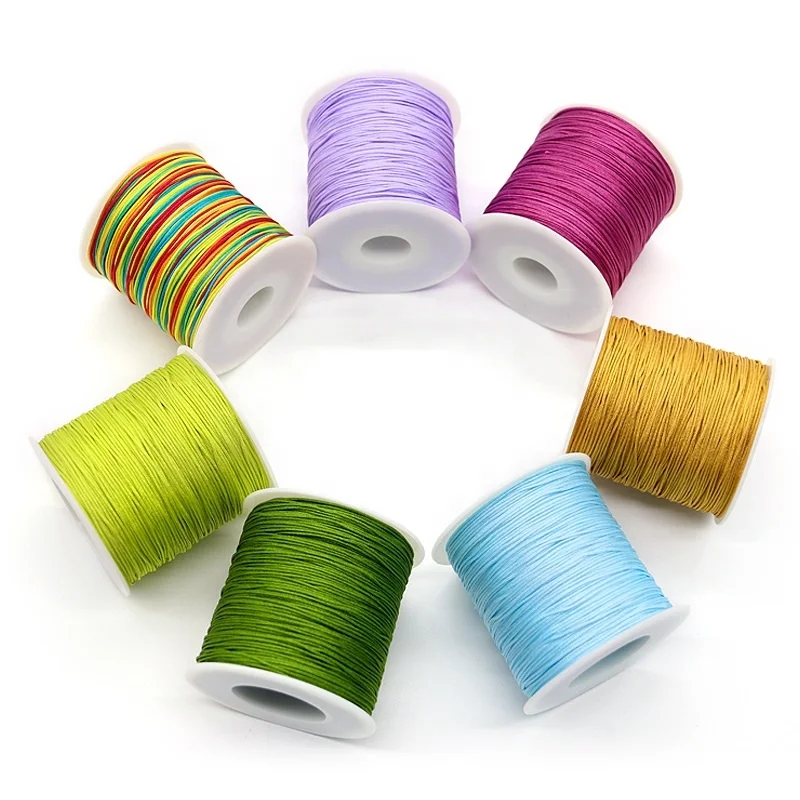 Mix Waxed Thread Hand Sewing Thread Round Wax Thread for Hand Sewing Leather