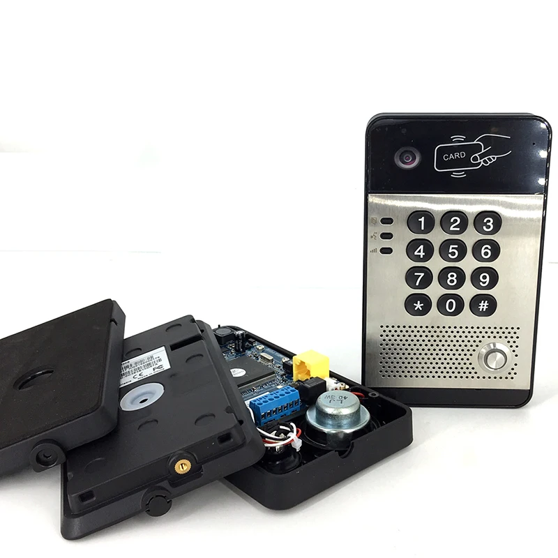 Outdoor waterproof video intercom system IP door phone for parking station and building entrance