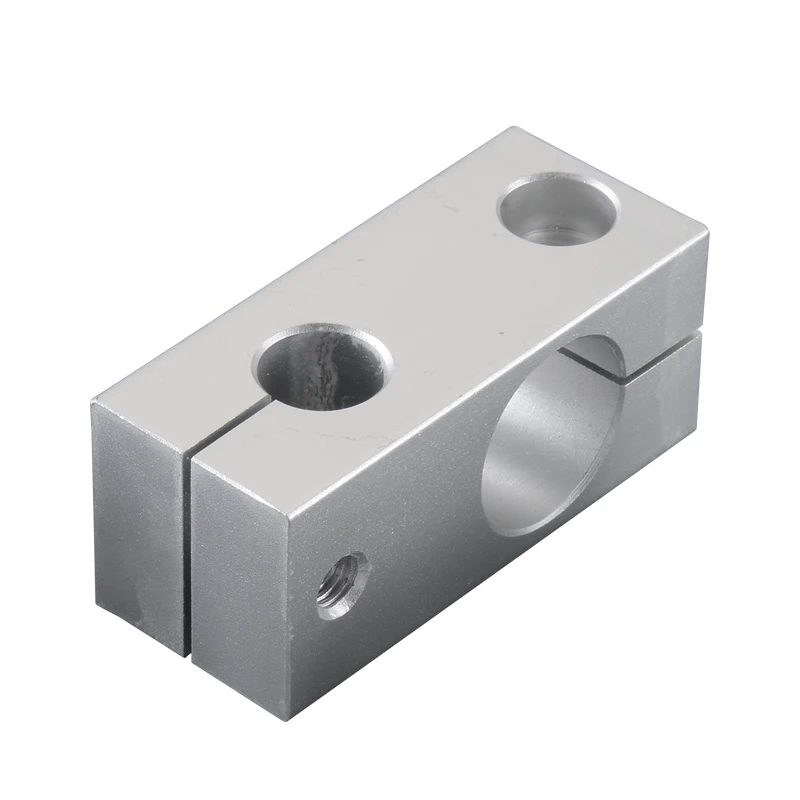 SK8 SK10 SK12 SK16 SK20 Bearing Bracket Linear Guide Fixing SeatAluminum Alloy Vertical Optical Axis Shaft Support Bracket