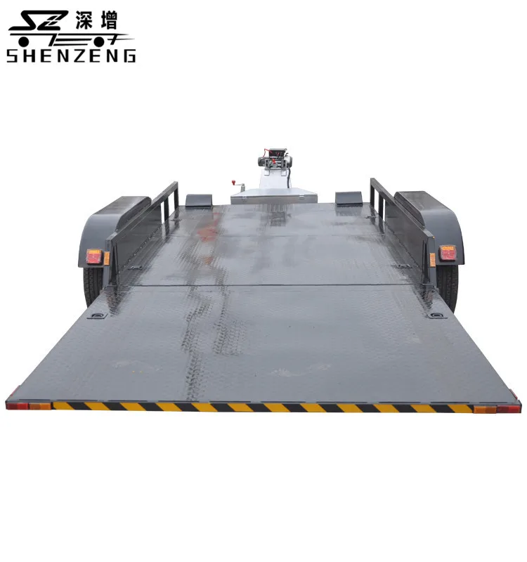 car transporter trailer general use hydraulic tilt tandem car trailer