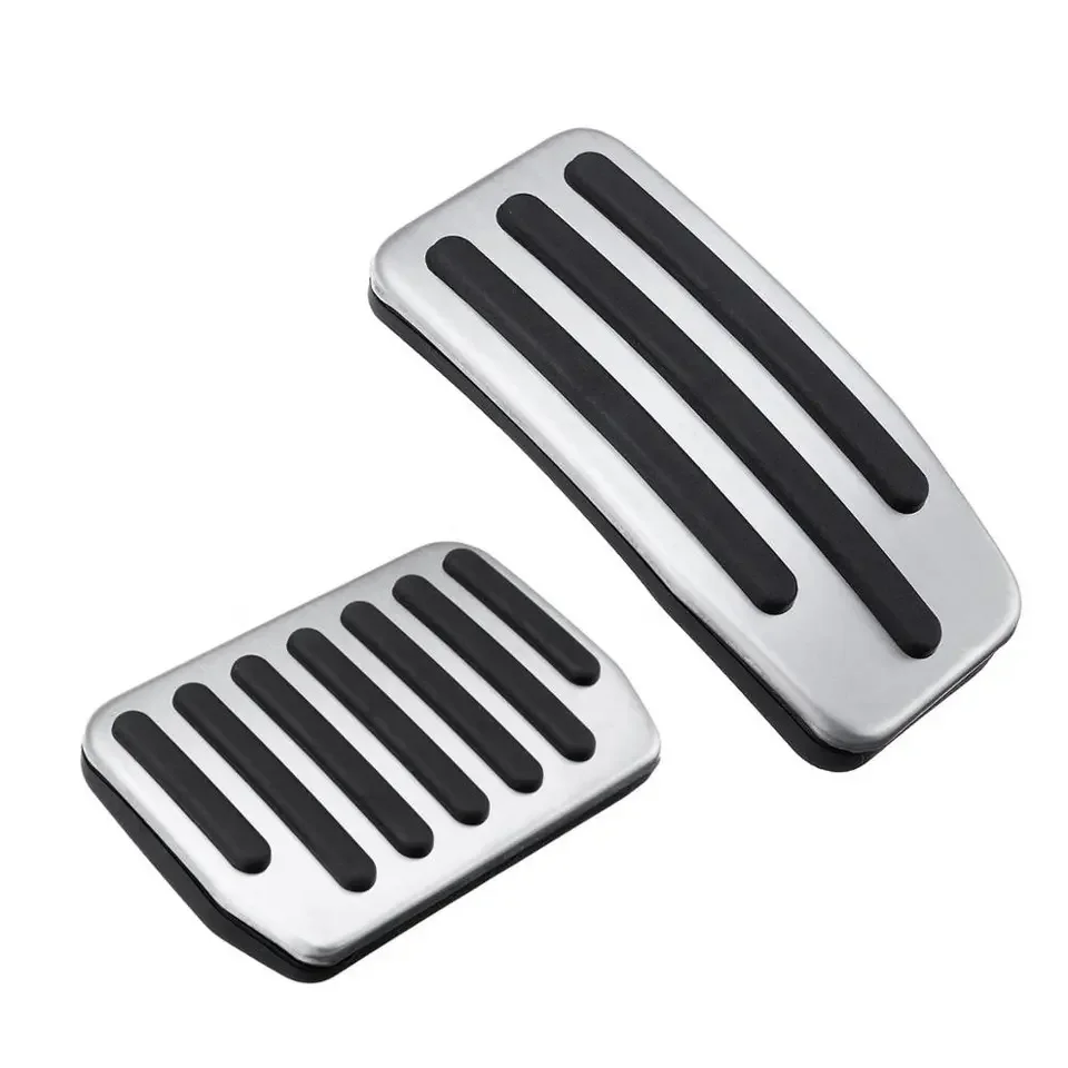 Auto Pedal Aluminium Alloy Accelerator Car Pad Rubber Brake Foot Pedal Pad For Tesla Model 3