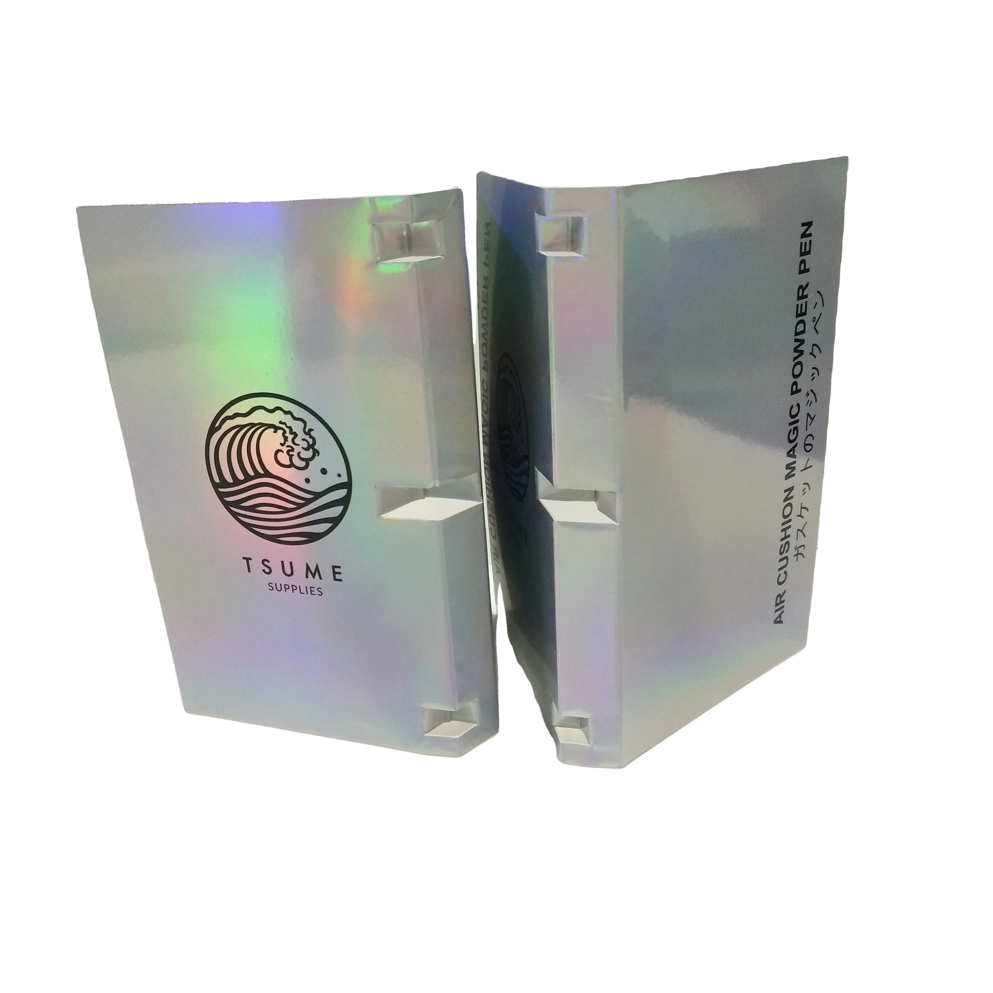 300gsm White Card Sample Fragrance Tester Perfume Bottle Holder Paper Card with Custom Size