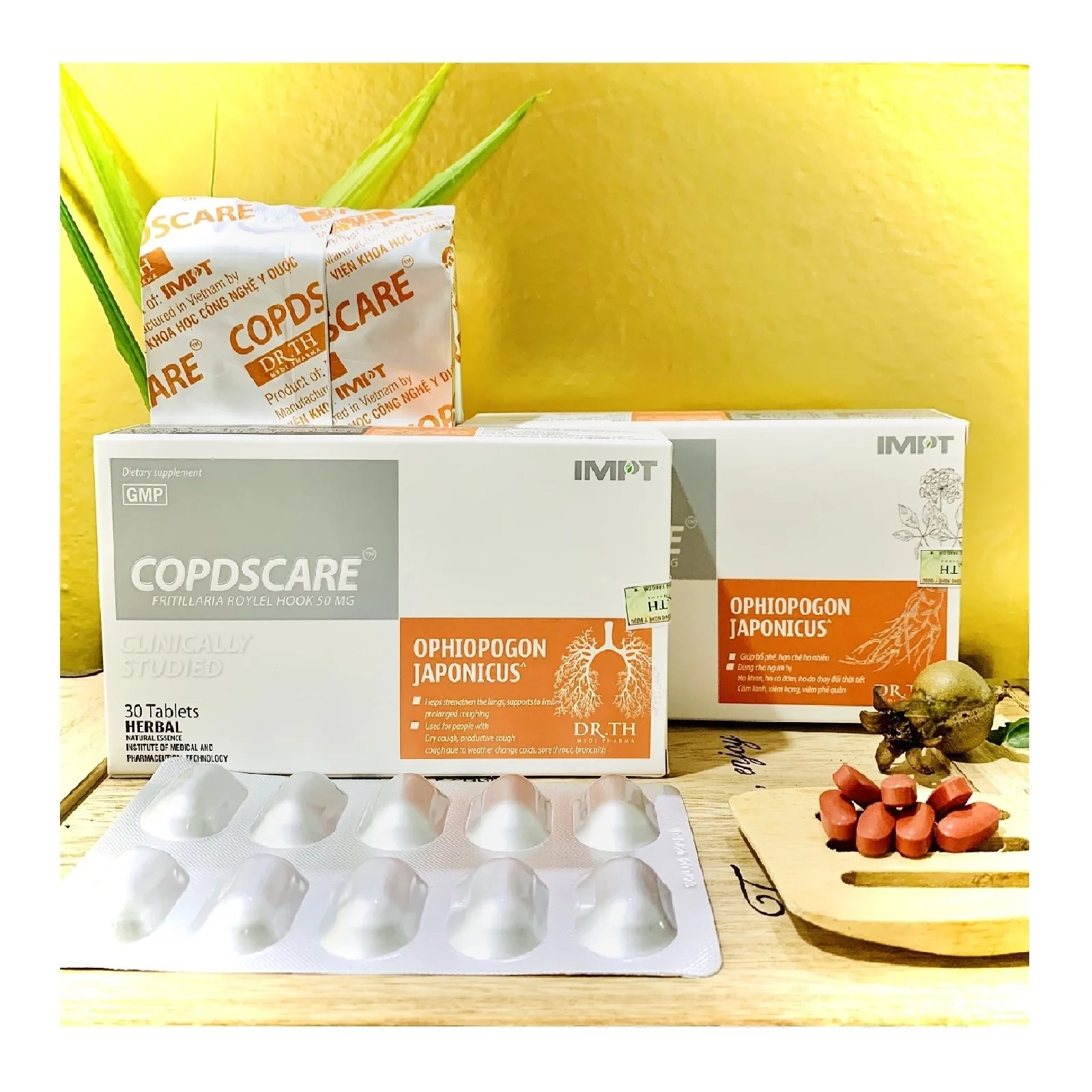 Copdscare Natural Herbs Lung Function Reducing Harm Of Smoking Supporting Cough Relieving Symptoms Health Care Product