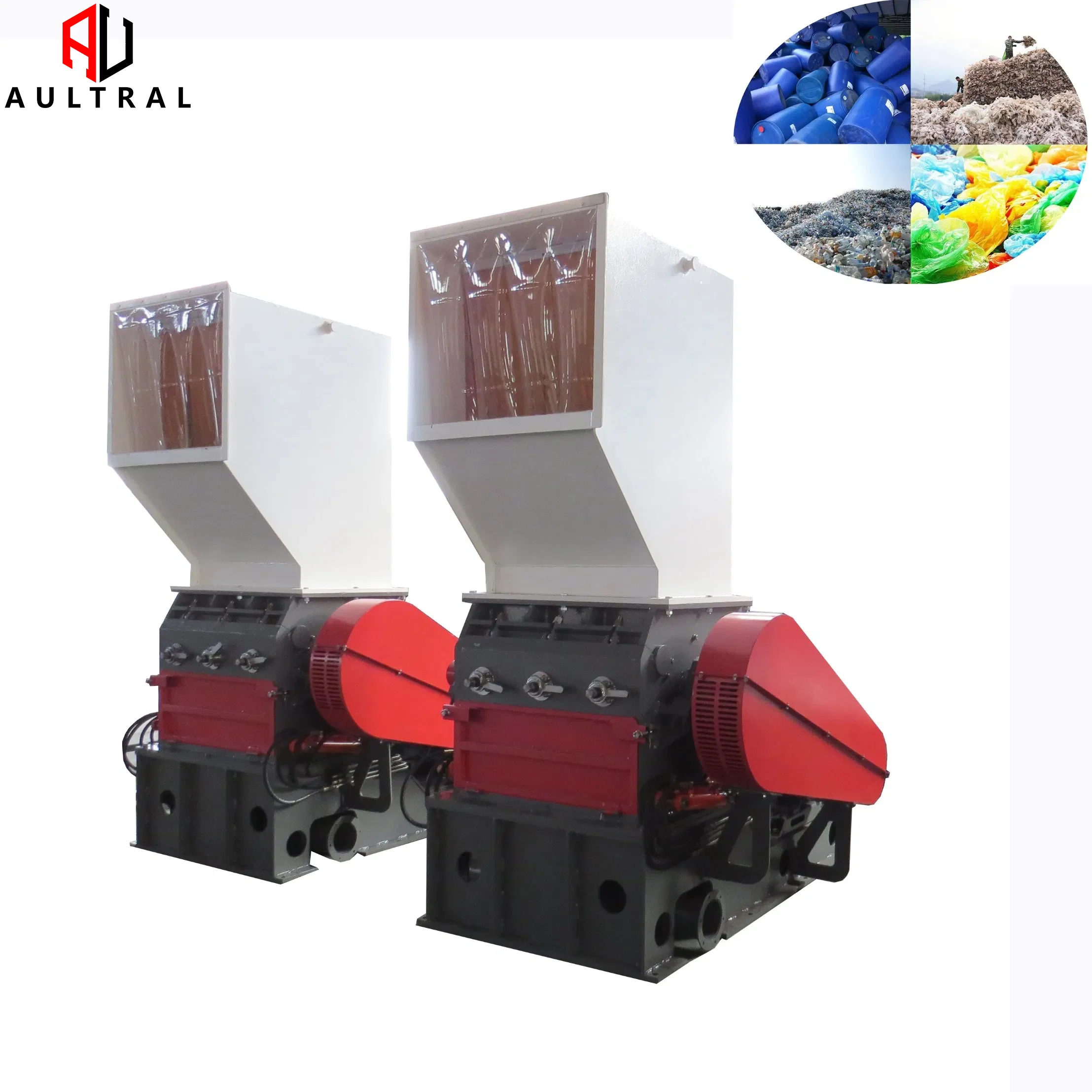 Manufacture Heavy-duty Plastic Crusher PVC Pipe Crushing Machine Waste Rubber Plastic Crusher