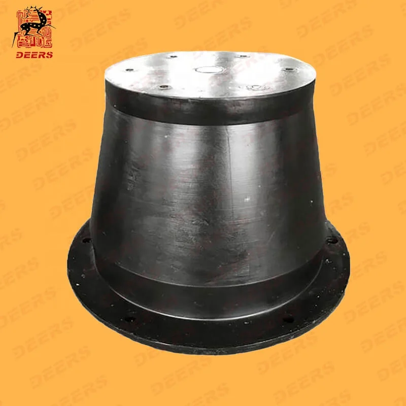 Deers rubber fenders cone fenders system with panel and chain