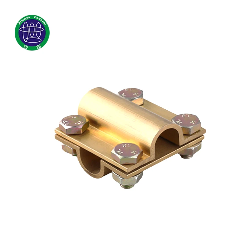 Wholesale/Custom High-performance Copper Flat Bar And Bar Connecting Clamp For Grounding Lightning Protection