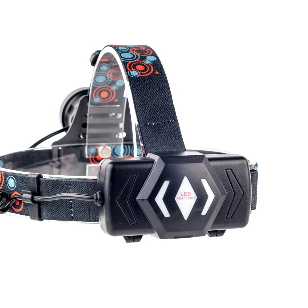 
Factory Hot Sales High Quality Customizable Powerful COB Headlamps Rechargeable Waterproof Zoomable Led Flashlight Headlamp 