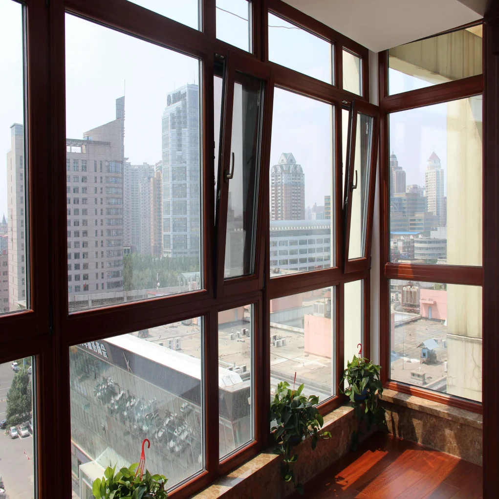 Villa Indoor Slim Profile Aluminum Glass Doors and windows Frame Profile Custom Alloy Extruded Profile