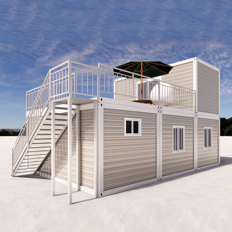 iso 20 40 container/french granny tube/sandwich panel house prefab flat pack home for business luxury shanghai