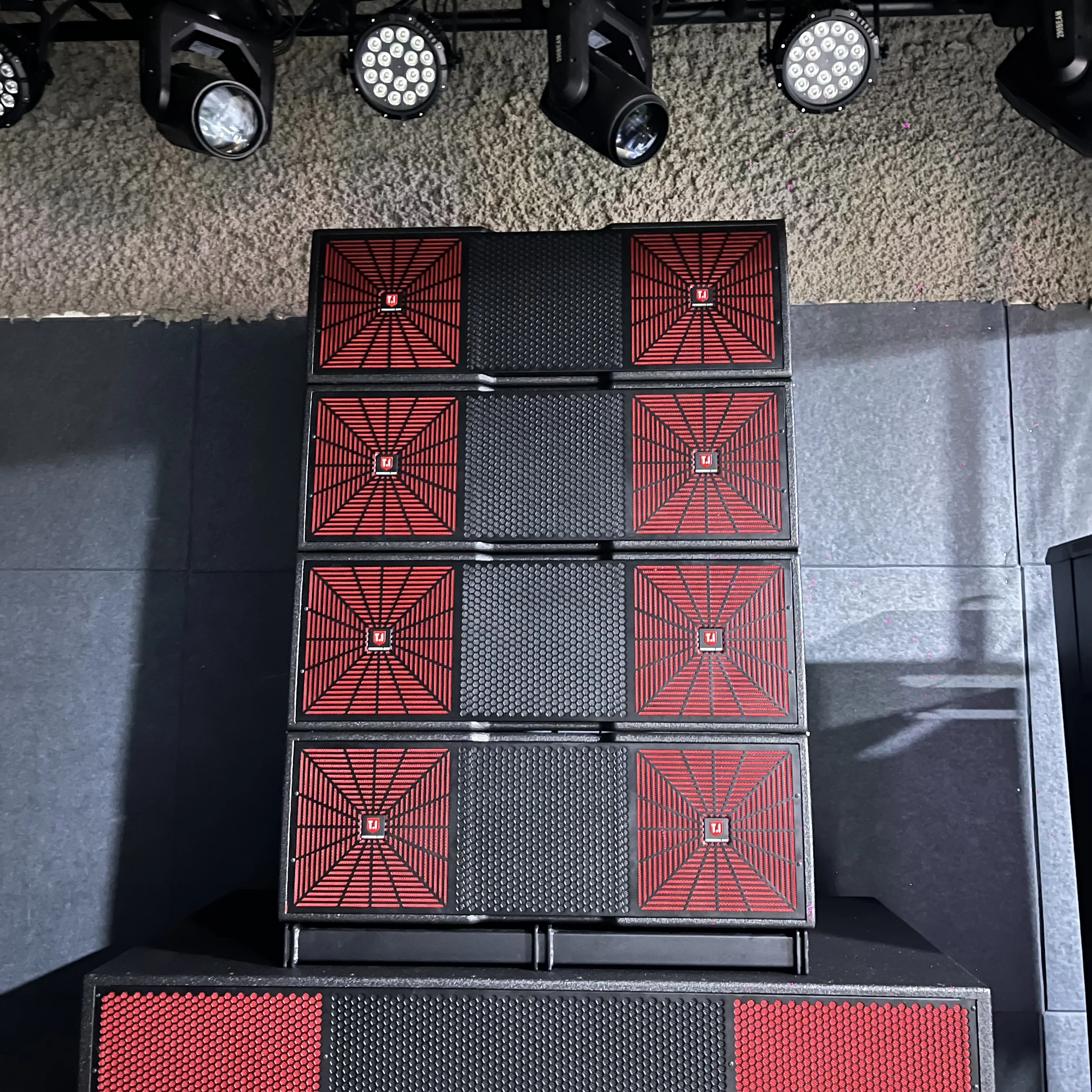 T.I pro audio 2-Way Line Array Speaker double 21-inch Outdoor show  subwooferProfessional Sound System