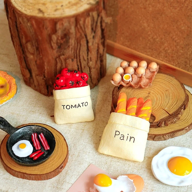 Custom Made Resin Creative 3D Food Fridge Magnets Kitchen Decoration Food Fridge Magnet Perfect for Refrigerator Stickers