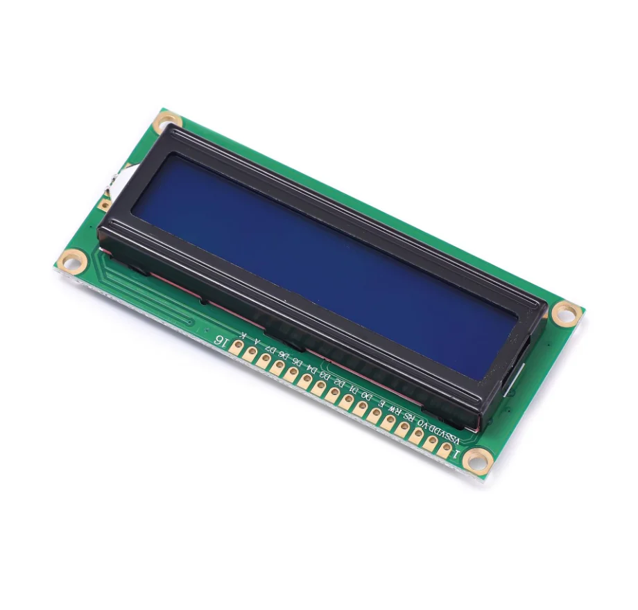  ЖК-дисплей LCD1602 1602 16x2 5 В синий экран с подсветкой для
