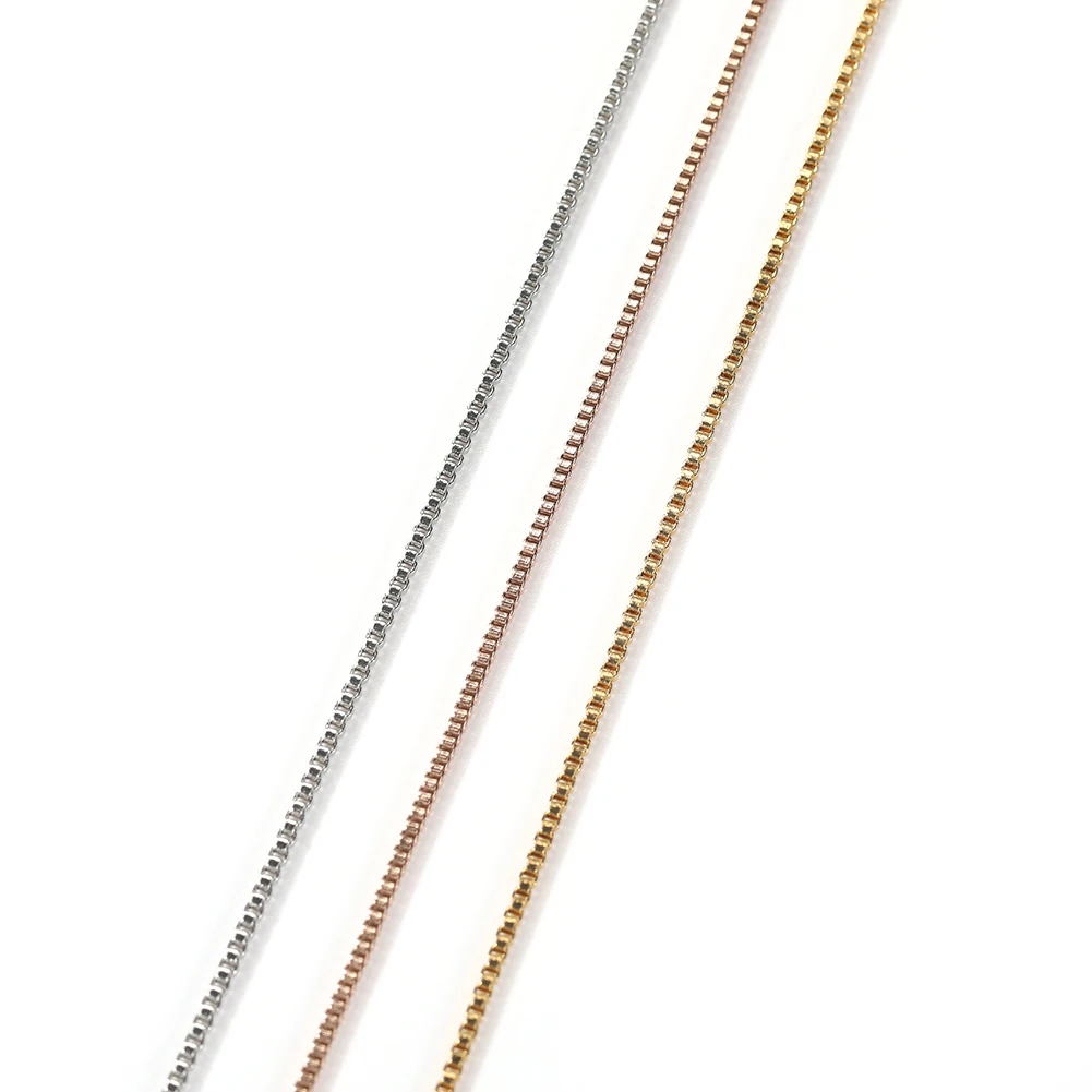 UWIN нержавеющая сталь 1 5 мм тонкая цепочка коробка 18 дюймов с небольшим размером CZ полый кулон сердце реперские кепки ювелирных изделий