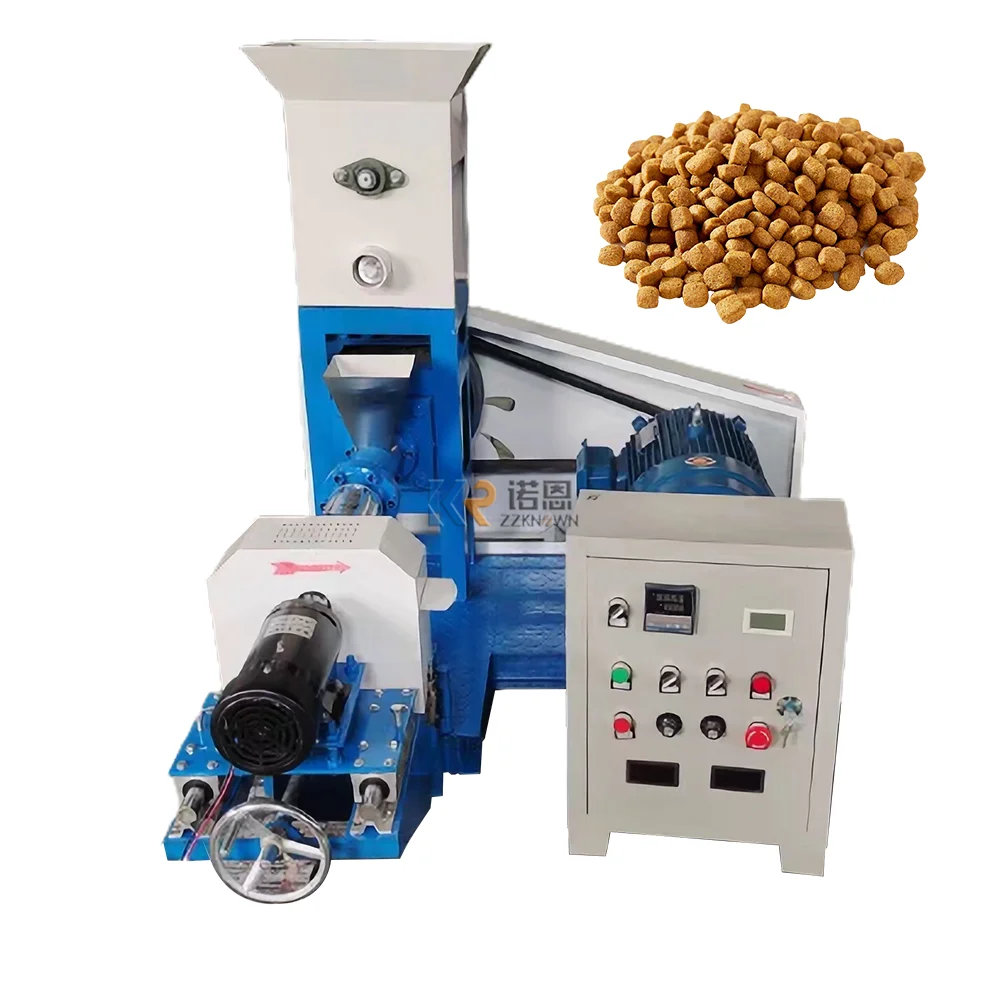 2024 Fish Feed Extruder Cutter-Type Equipment For Food Plant Industries Produces Aliment Poisson Pellets-Best Price Bangladesh
