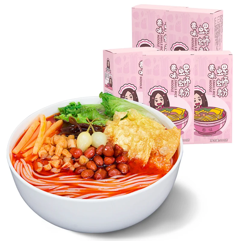 [50% off to get samples]Drop Shipping New Classic Taste Spicy Chinese Food Instant Liuzhou Luosifen River Snails Rice Noodle