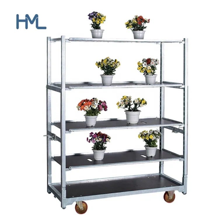 Electric galvanized removable metal steel garden garden flower rack
