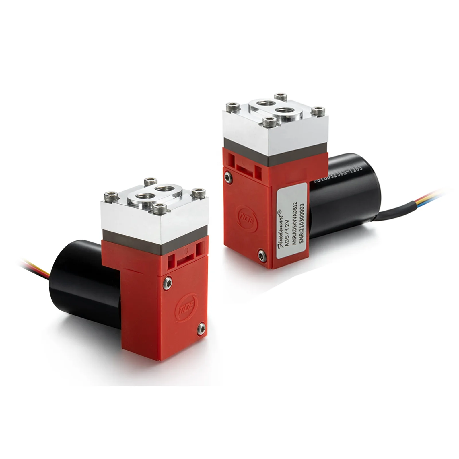 High Temperature 304 Stainless Steel FKM Micro Diaphragm Electric Pump Chemical Sampling Anti-corrosion Mini Air Pump