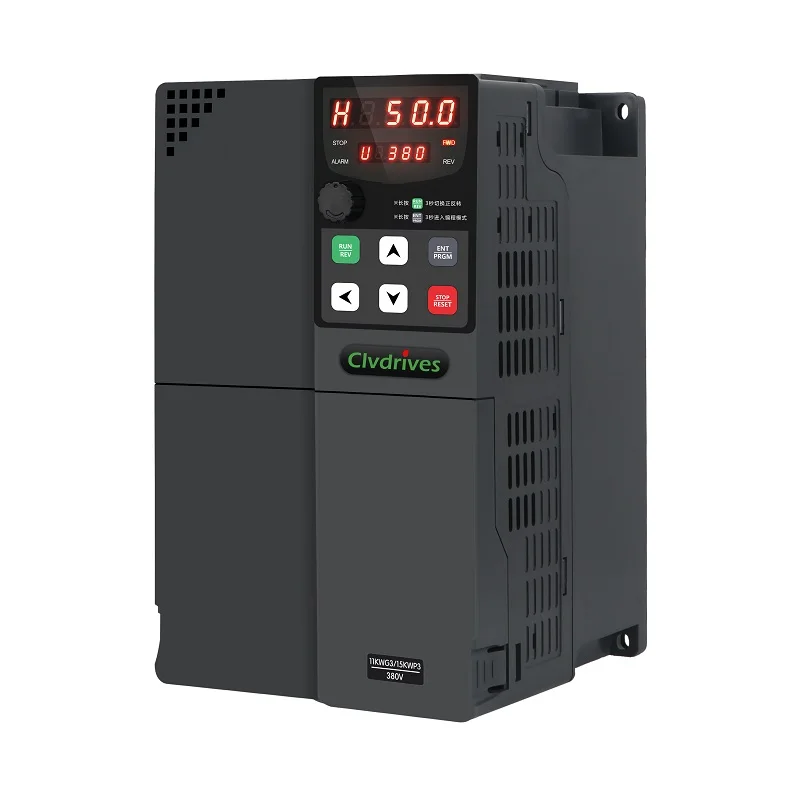 High Performance 11kW 15HP Frequency Inverter Converter 3 phase 380V AC VFD Drives with built-in PID 50Hz 60Hz Factory Price