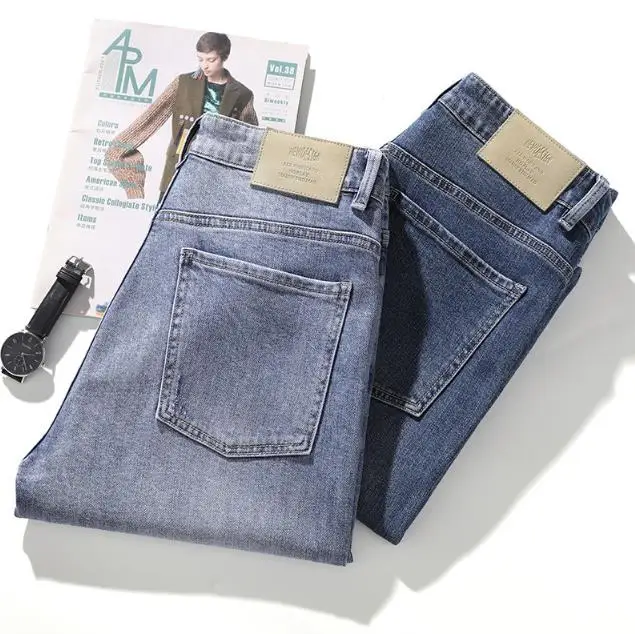 OEM ODM Customized Summer Jeans Casual Pants Fashion Harem Denim Jeans for Men