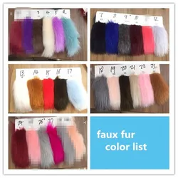 Women Artificial Fur Outwear Hooded Faux Fox Fur jacket Fake Fur coat