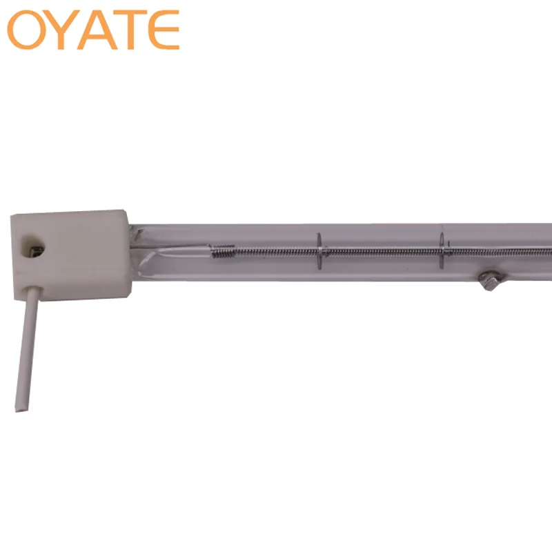 350mm 1000w 240v Heat Tube Infrared Quartz Glass Halogen Heating Lamp for Heater Drying Heating