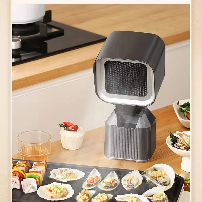 Small Household Range Hood Table Top Barbecue Portable Range Hood Large Suction Range Hood For Household Kitchen Ventilator