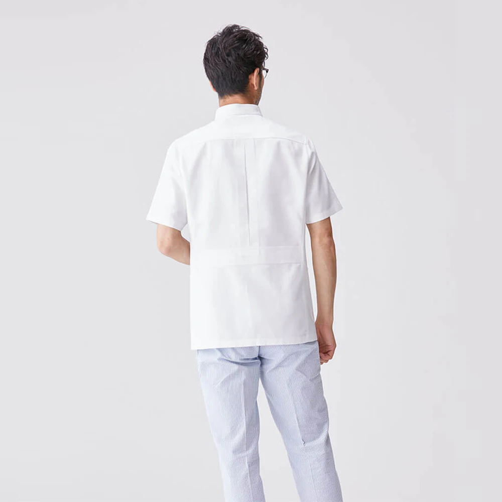
Fashion high-quality suits Hospital uniform witte jas Doctor coat white doctor suit short-sleeved beauty parlor pet shop general 