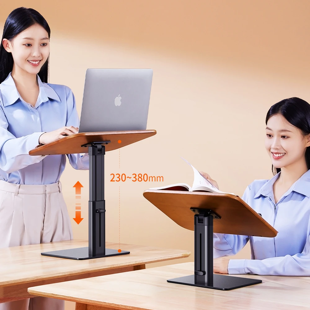 Hot Selling Height Adjustable Wooden Holder Wood Book Stand For Book Reading Folding Bookstand