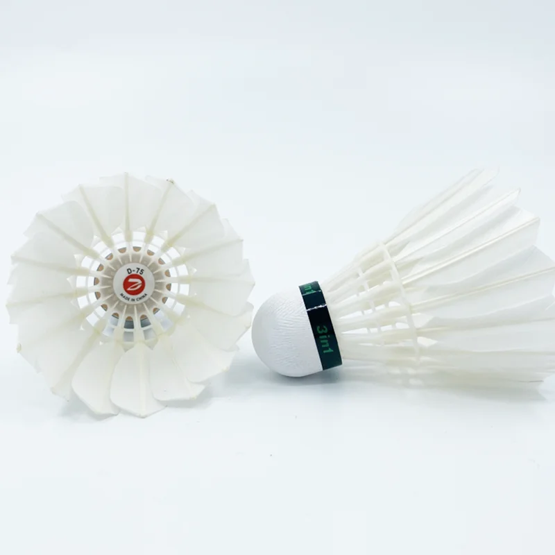Factory Wholesale Dmantis Badminton Shuttlecock 3in1 Shuttlecock Class A Duck White Feather Badminton Ball