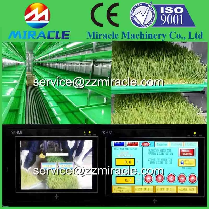 Hydroponics Wheat/Barley Sprouting System Container Type Poultry Feed Fodder Growing Machine