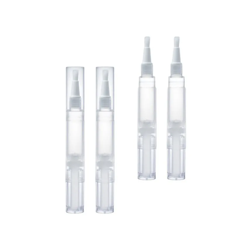 2ml 5ml Nail Cuticle Oil Tube Cosmetic Empty Lip Gloss Packaging Tooth Whitening Gel Bleaching Customized Twist Nail Pen