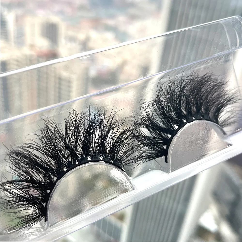 
Missom Thick Band Faux Mink Lashes Packs Wholesale 5D Costum Human Hair Short Strip Mink Lashes 