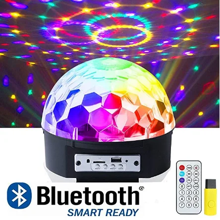  Лидер продаж светодиодная Сфера волшебный шар освещение мини RGB звуковая активация диско-клуб DJ Хрустальный Волшебный сценическое с дистанционным