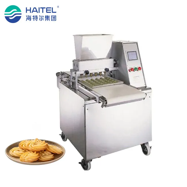 High quality automatic cookie press depositing machine electric production line price
