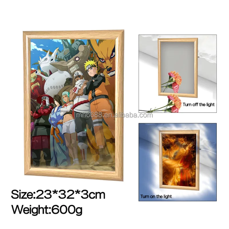 Perfect World Art Deco Printed LED Lamp Customizable Logo for Living Room Decor and Home Art for Anniversary Celebration