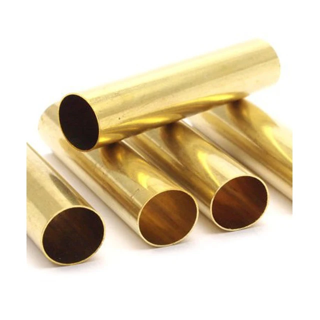 6063 Gold Oxide Aluminum Tube H65 Brass Capillary Can Be Cut Small Diameter Industrial Copper Tube Golden Capillary