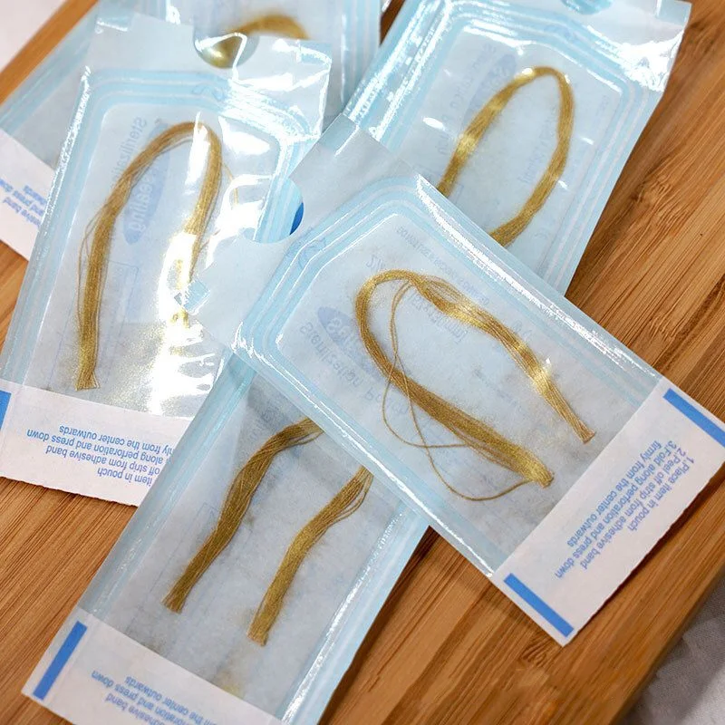 Face Lifting Silk Protein Line Water Absorbable Thread Silk Protein Line Face Lifting Tighten Collagen Thread For Radar