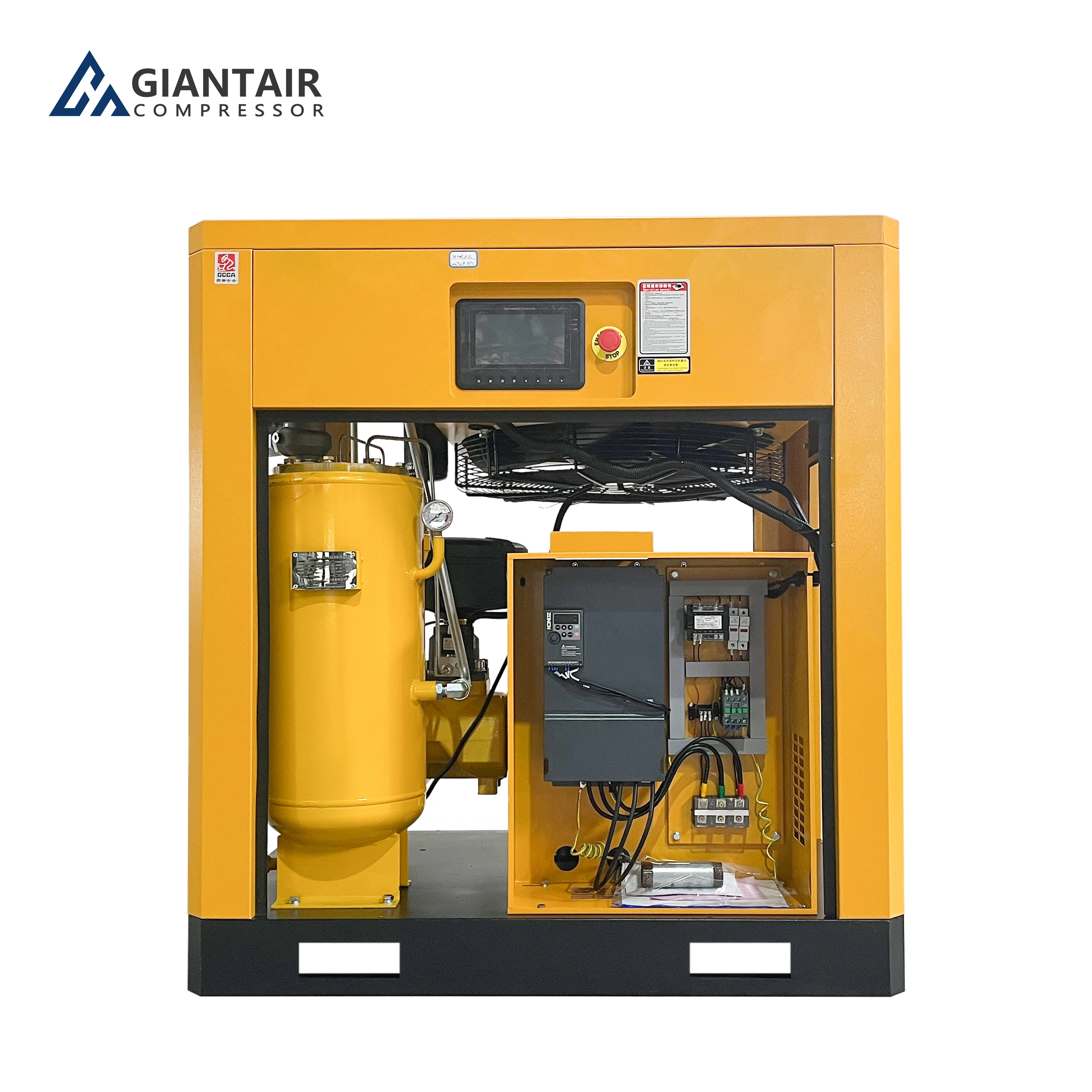 GIANTAIR 4kw 7.5kw 15kw 22kw 37kw 75kw superior silent aircompressor screw air compressor air-compressors