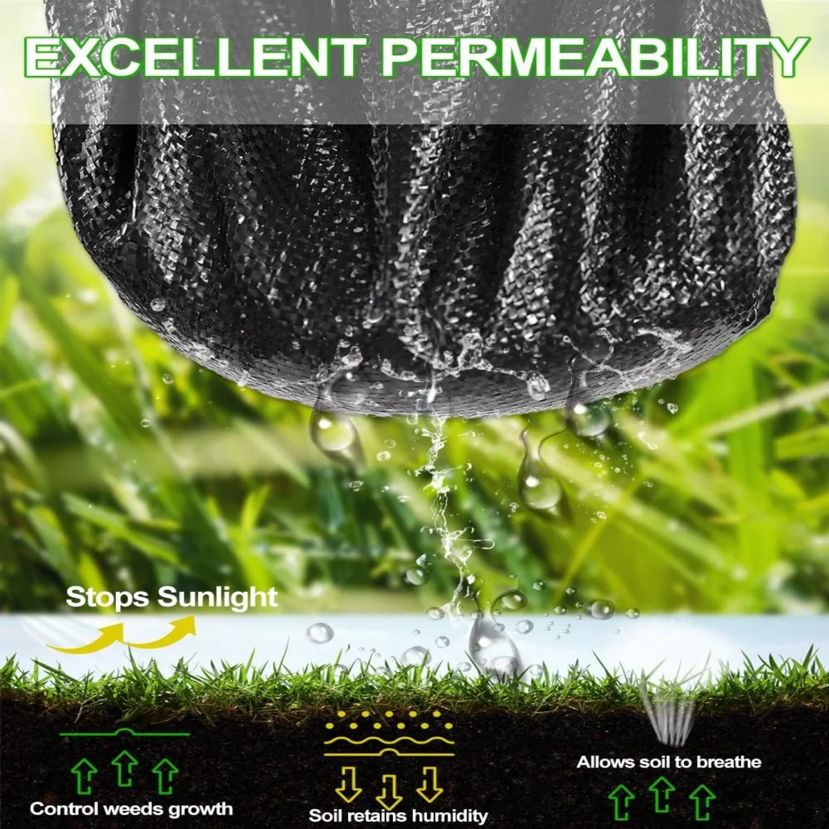 10-15 Years Warranty Outdoor Gardening Weed Control Mat Sturdy Greenhouse Agro Landscape Fabric