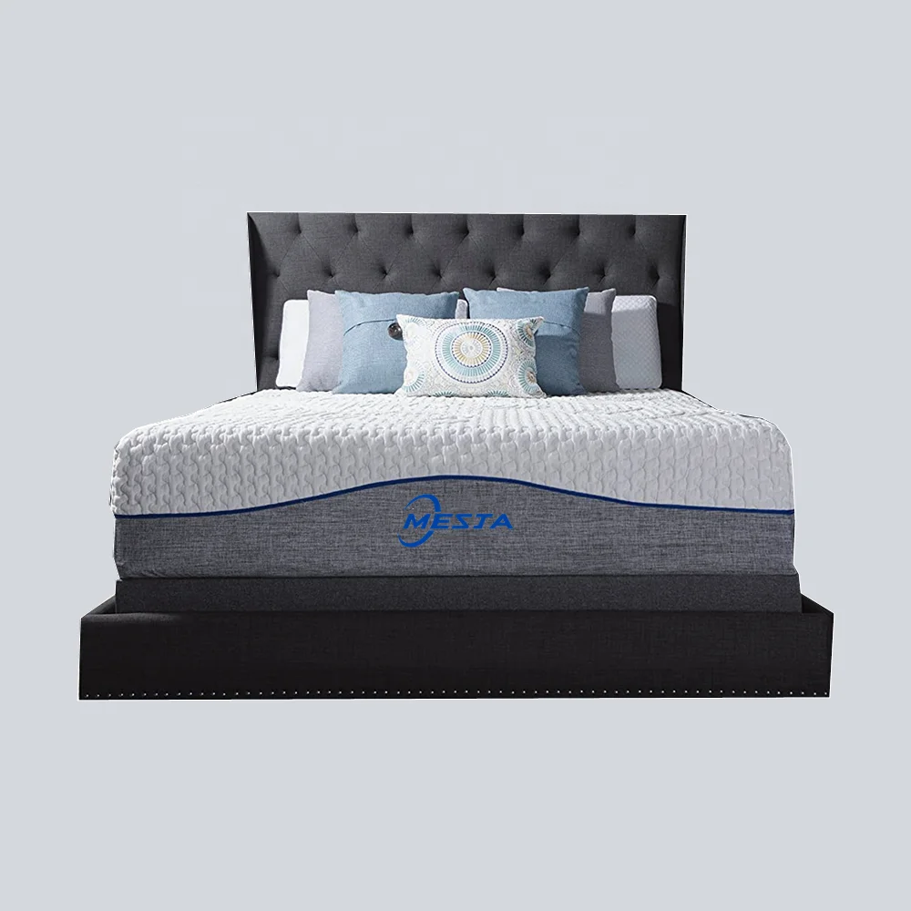 luxury jacquard fabric high density foam memory foam pocket spring mattress china wholesale