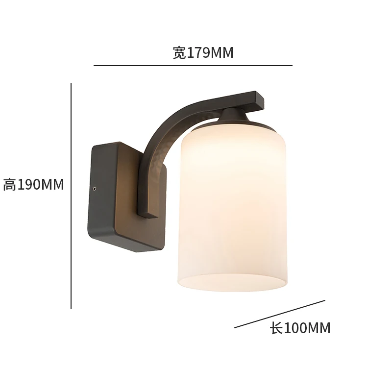 Simple and creative LED indoor and outdoor universal villa door waterproof and dustproof wall light