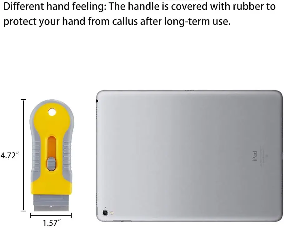 Razor Blade Scrape with Blades, Scraper Tool, Razor Blade Retractable, Paint Stripping Tool, Cleaning Tool for Removing