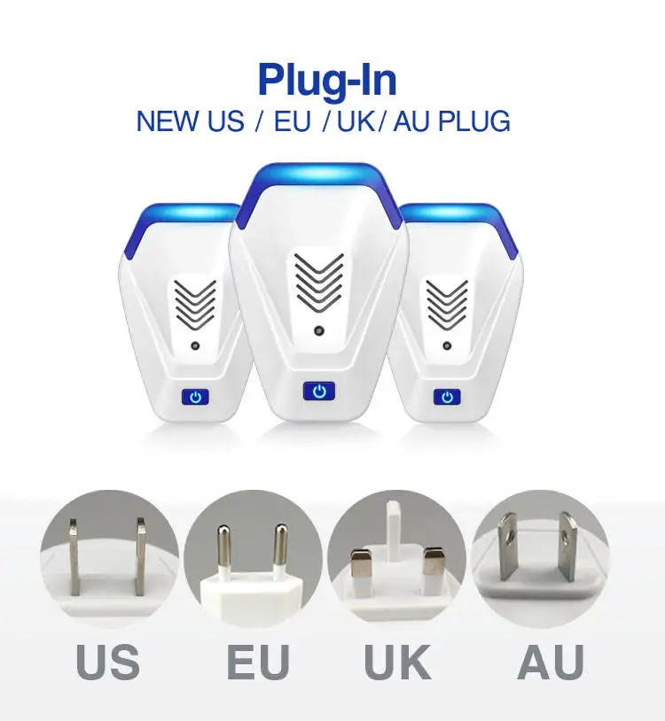 Made In China Dependable Quality Ultrasonic Repeller Variable Frequency Mosquito Repellent